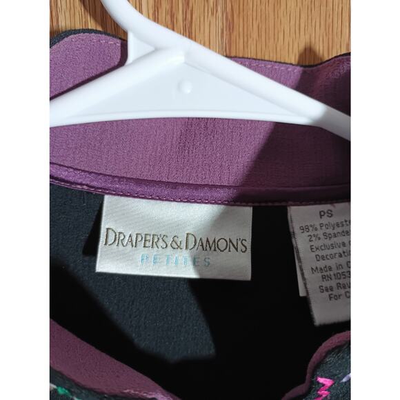 Drapers Damons Embroidered Jacket Top Petite Small Boho Artwear Folk Bohemian - Picture 6 of 9